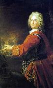 antoine pesne, Portrait of Christian Ludwig Markgraf von Brandenburg Schwedt